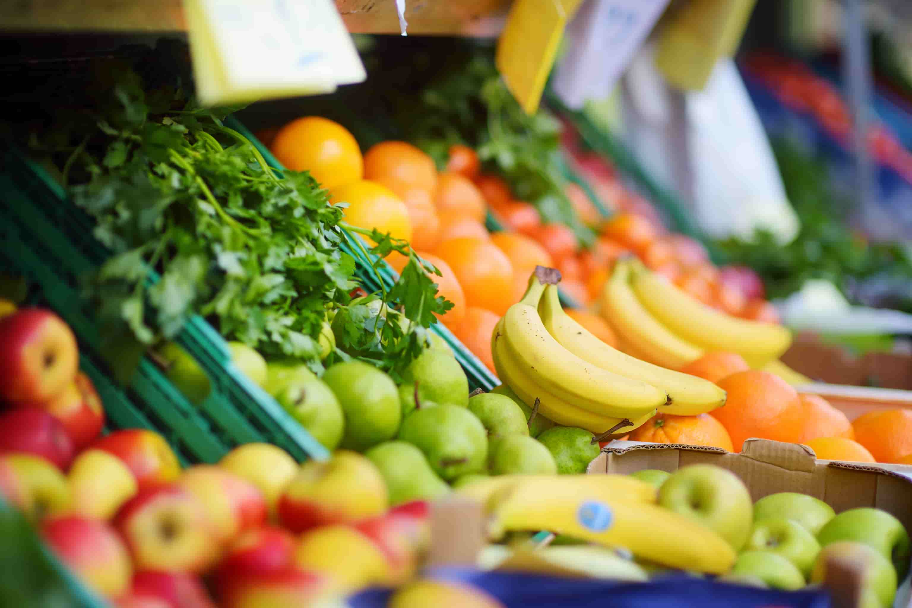 Température de couleur des fruits et légumes